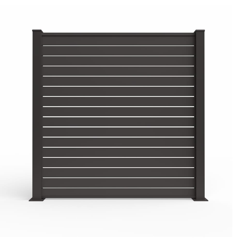 Gartenzaun ohne PV-Modul
